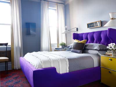  Eclectic Apartment Bedroom. Uptown Downtown by Wesley Moon Inc..