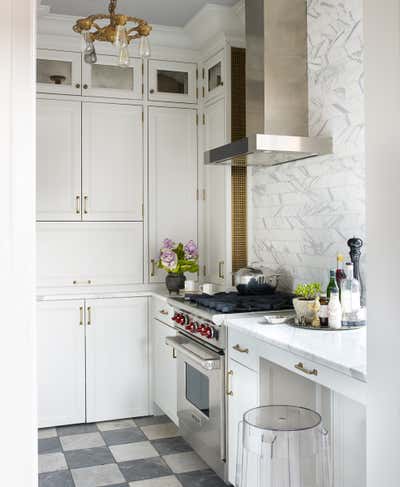  Transitional Apartment Kitchen. Uptown Downtown by Wesley Moon Inc..