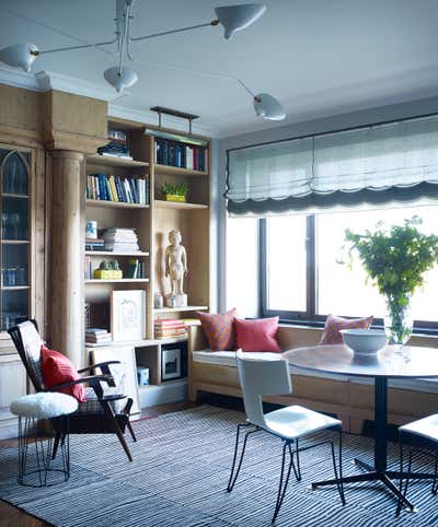  Transitional Apartment Office and Study. Gracie Square by Wesley Moon Inc..