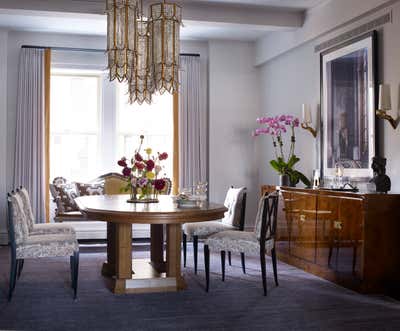  Eclectic Apartment Dining Room. Park Avenue by Wesley Moon Inc..