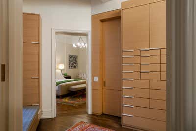 Scandinavian Apartment Storage Room and Closet. Ansonia Residence by Andrew Franz Architect PLLC.