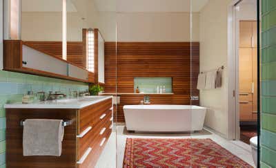  Modern Apartment Bathroom. Ansonia Residence by Andrew Franz Architect PLLC.