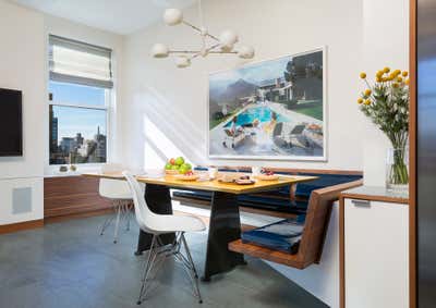  Mid-Century Modern Apartment Kitchen. Park Avenue Duplex by Andrew Franz Architect PLLC.