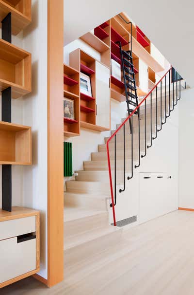  Contemporary Apartment Entry and Hall. SoHo Penthouse by Andrew Franz Architect PLLC.