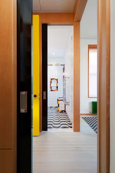  Eclectic Apartment Entry and Hall. SoHo Penthouse by Andrew Franz Architect PLLC.