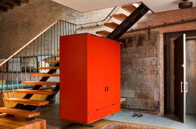  Industrial Apartment Entry and Hall. Tribeca Loft by Andrew Franz Architect PLLC.