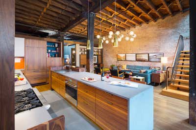  Industrial Apartment Kitchen. Tribeca Loft by Andrew Franz Architect PLLC.