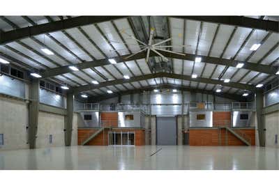  Industrial Storage Room and Closet. Private Airplane Hangar  by Raven Labatt Interiors.