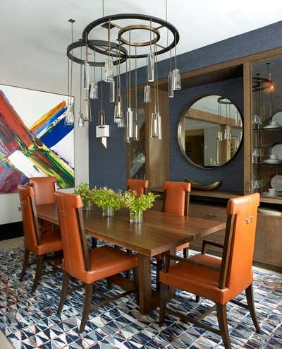  Contemporary Apartment Dining Room. Karnal by Linda Ruderman Interiors.