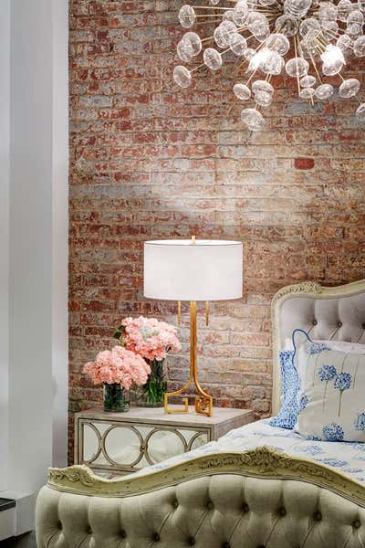 Eclectic Apartment Bedroom. Tribeca Grace by Tamara Eaton Design.