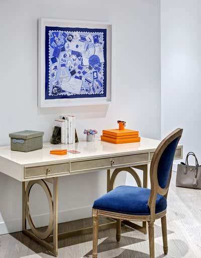  Eclectic Apartment Office and Study. Tribeca Grace by Tamara Eaton Design.