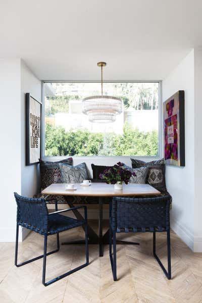  Eclectic Family Home Dining Room. Hollywood Hills by Adam Hunter Inc.