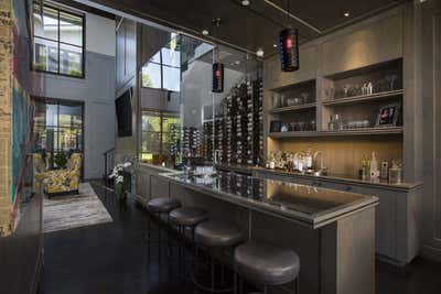  Industrial Family Home Bar and Game Room. Homewood by Adam Hunter Inc.