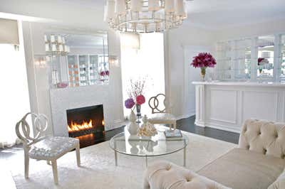  Contemporary Hollywood Regency Mixed Use Living Room. Kate Somerville Spa by Adam Hunter Inc.