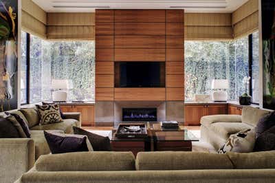  Rustic Family Home Living Room. Glamorous Upbringing by Thomas Hamel & Associates.