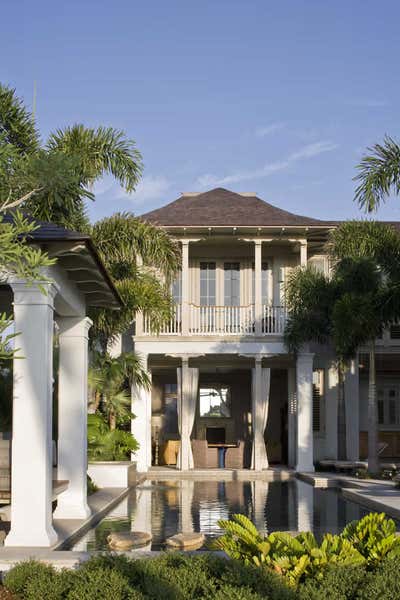  Traditional Vacation Home Exterior. Florida Oasis by Thomas Hamel & Associates.