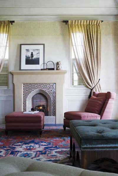  Moroccan Vacation Home Living Room. Florida Oasis by Thomas Hamel & Associates.