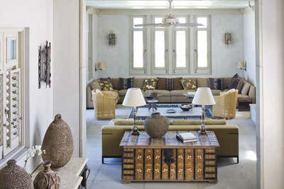  Moroccan Vacation Home Living Room. Florida Oasis by Thomas Hamel & Associates.