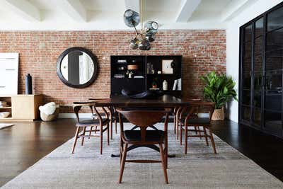  Industrial Apartment Dining Room. Tribeca Loft by Frances Mildred LLC.
