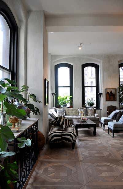  Eclectic Apartment Living Room. Flat Iron Loft by Frances Mildred LLC.