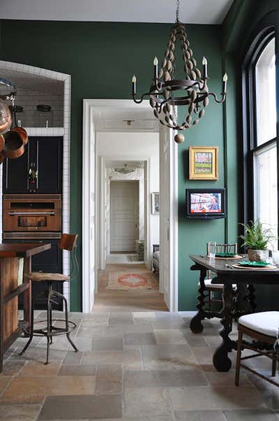  Eclectic Apartment Entry and Hall. Flat Iron Loft by Frances Mildred LLC.