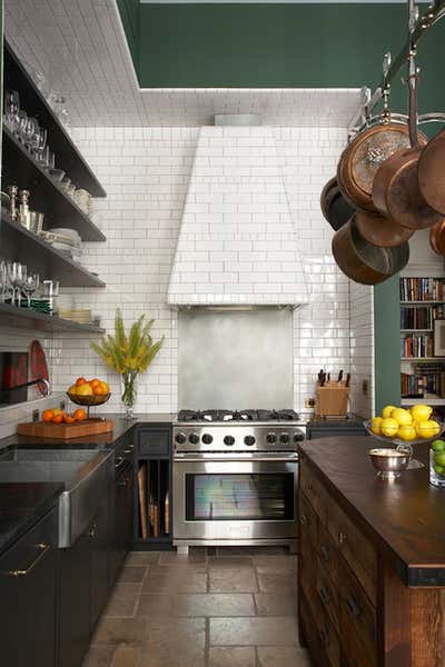  Eclectic Apartment Kitchen. Flat Iron Loft by Frances Mildred LLC.