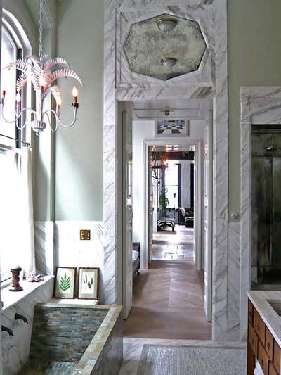 Eclectic Apartment Bathroom. Flat Iron Loft by Frances Mildred LLC.
