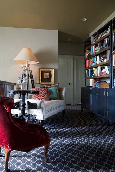  Traditional Family Home Office and Study. Elbow Valley by Paul Hardy Design Inc..