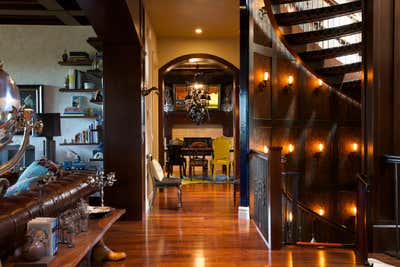 Eclectic Family Home Entry and Hall. Elbow Valley by Paul Hardy Design Inc..