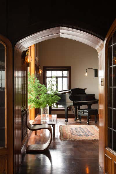 Traditional Family Home Entry and Hall. Los Feliz by Nickey Kehoe Design.