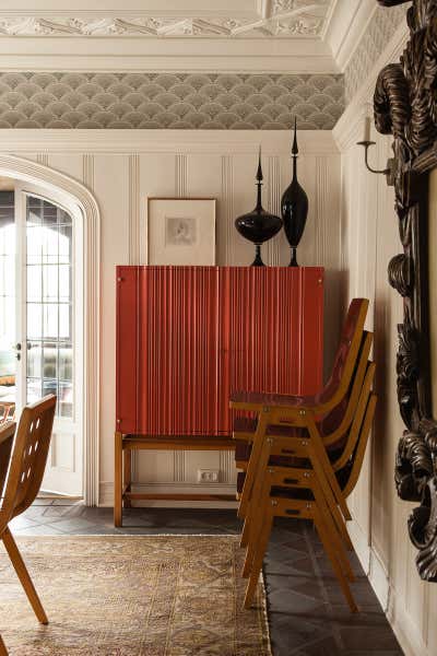  Mid-Century Modern Family Home Dining Room. Los Feliz by Nickey Kehoe Design.