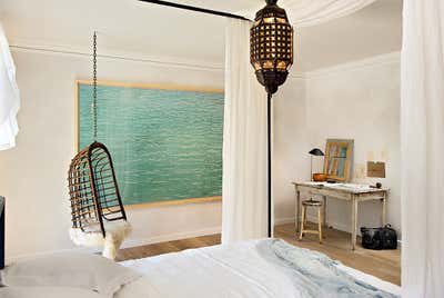 Eclectic Mixed Use Bedroom. San Francisco Decorator Showcase - 2010 by Wick Design.