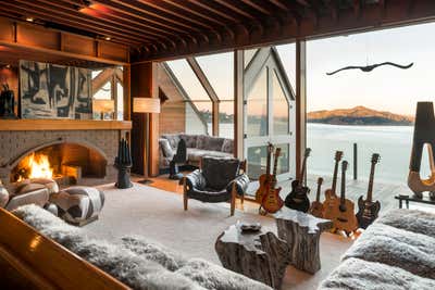  Contemporary Beach House Living Room. Sausalito Home by Wick Design.