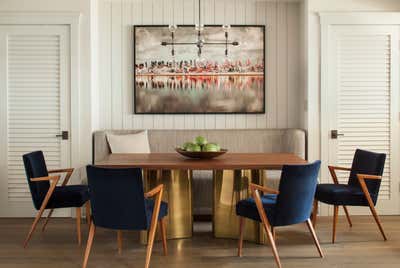  Mid-Century Modern Family Home Dining Room. Oakland Hills Residence by Wick Design.