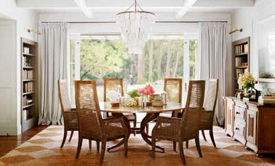  Country Dining Room. Woodside Home by Wick Design.