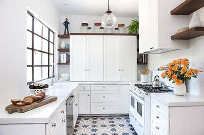  Mid-Century Modern Family Home Kitchen. Hollywood Hills Kitchen by Wick Design.