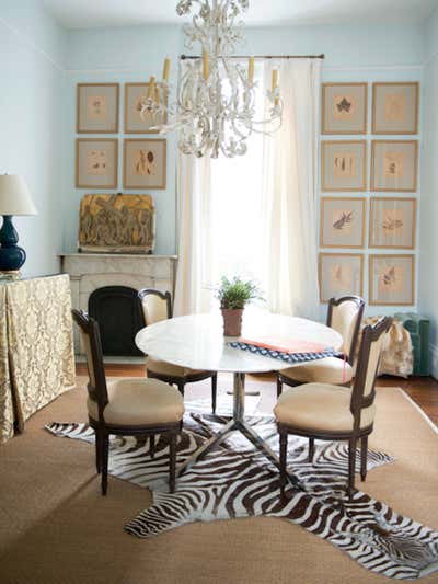  Eclectic Family Home Dining Room. Pied a Terre by Driscoll Design Group.