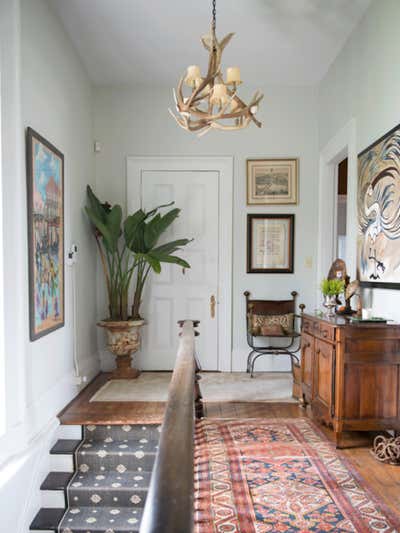 Traditional Family Home Entry and Hall. Pied a Terre by Driscoll Design Group.