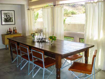  Mid-Century Modern Family Home Dining Room. Hip-O by Jennifer Nichols Design / Fairfax Dorn Projects.