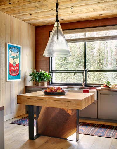 Craftsman Pantry. Mountain Hideaway by Thomas Hamel & Associates.