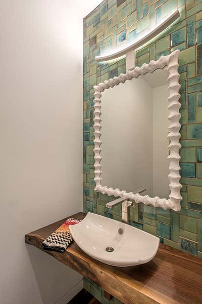  Eclectic Family Home Bathroom. Modern Bohemian by B. Jarold and Company, LLC.