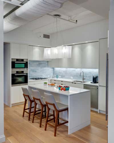  Modern Apartment Kitchen. The Flat Iron by Tamara Eaton Design.