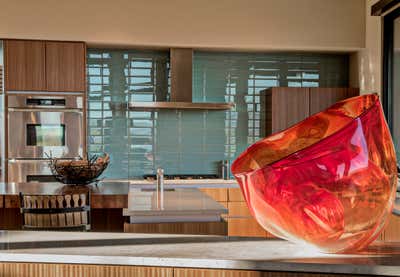 Eclectic Family Home Kitchen. Arizona Mid-Century Modern Residence by B. Jarold and Company, LLC.