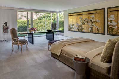  Mid-Century Modern Family Home Bedroom. Indian Wells Villa by Formarch.