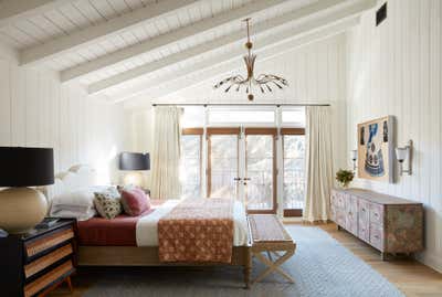  Cottage Family Home Bedroom. Santa Monica Mountains by Nickey Kehoe Design.
