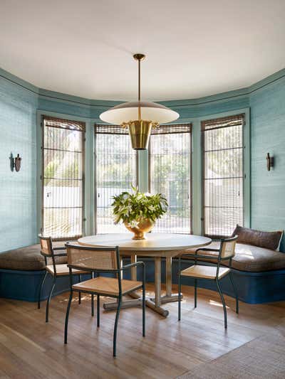  Cottage Dining Room. Santa Monica Mountains by Nickey Kehoe Design.