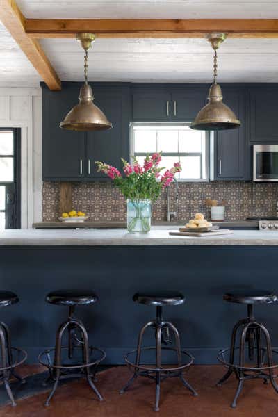  Eclectic Vacation Home Kitchen. River Cabin by Round Table Design, Inc..