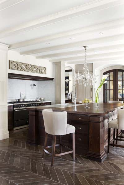 Traditional Family Home Kitchen. Toronto Residence by Julie Charbonneau Design.