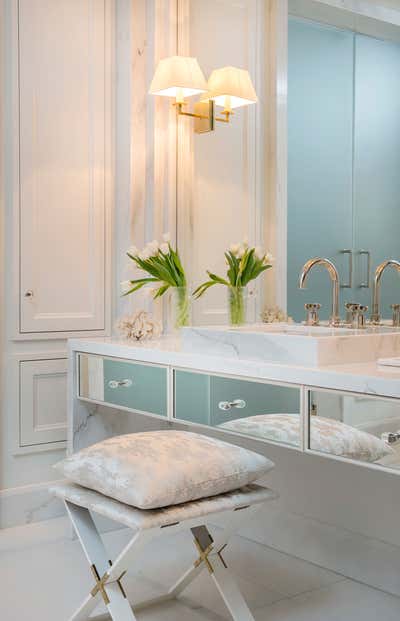  Transitional Hotel Bathroom. Ritz-Carlton  by Julie Charbonneau Design.