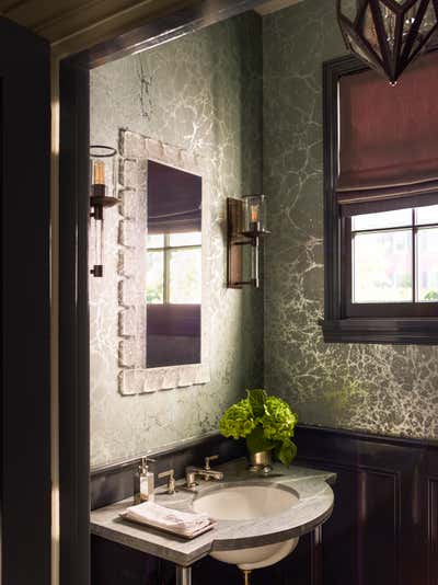 Transitional Family Home Bathroom. Brookline Historic Colonial by Nina Farmer Interiors.
